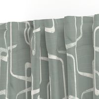 Gray Green Mid Century Modern Pattern