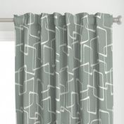 Gray Green Mid Century Modern Pattern