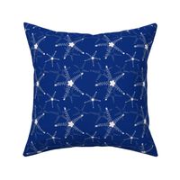 Sea Stars on navy blue