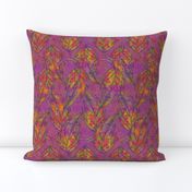 Falling leaves, Purple, Large