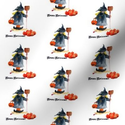 Little Witch for Halloween pattern