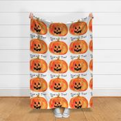 Jack-o-lantern pillow or craft