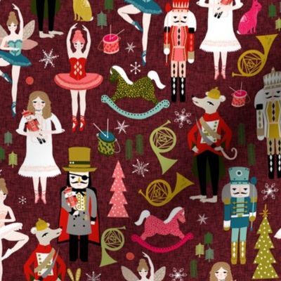 nutcracker ballet // nutcracker holiday xmas chirstmas fabric xmas holiday andrea lauren