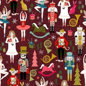 nutcracker ballet // nutcracker holiday xmas chirstmas fabric xmas holiday andrea lauren