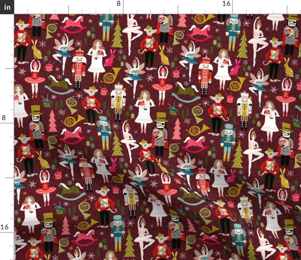 nutcracker ballet // nutcracker holiday xmas chirstmas fabric xmas holiday andrea lauren