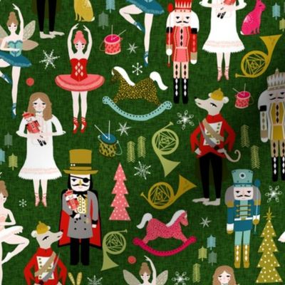 nutcracker ballet // nutcracker holiday xmas chirstmas fabric xmas holiday andrea lauren