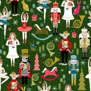 nutcracker ballet // nutcracker holiday xmas chirstmas fabric xmas holiday andrea lauren