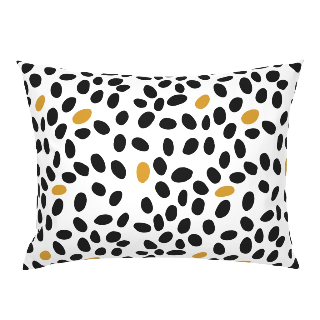 black and mustard spots