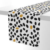 black and mustard spots