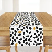 black and mustard spots