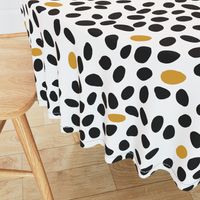 black and mustard spots