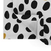 black and mustard spots