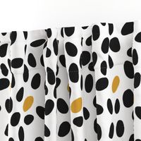 black and mustard spots