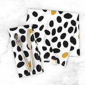 black and mustard spots