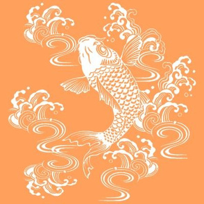 Orange Koi Fish