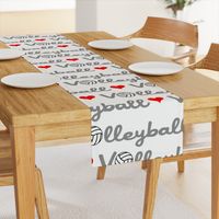 Love Volleyball Large Scale