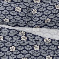 1920s Floral - Indigo