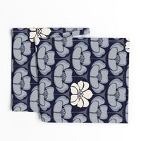 1920s Floral - Indigo