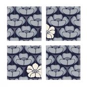 1920s Floral - Indigo