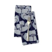 1920s Floral - Indigo