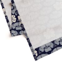 1920s Floral - Indigo