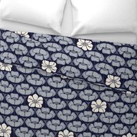 1920s Floral - Indigo