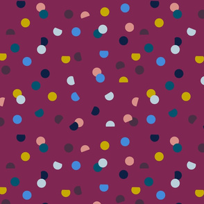 Plum Confetti Spots