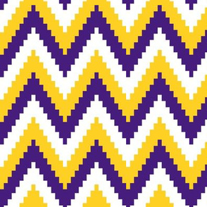 ric rac // purple and gold
