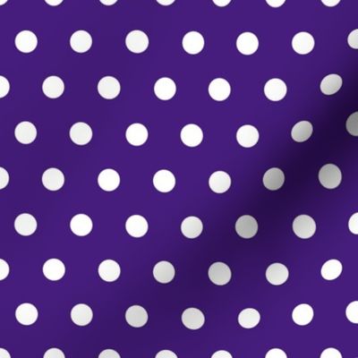 polka dots on purple