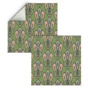 Art Frog Deco Pattern