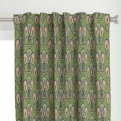 Art Frog Deco Pattern