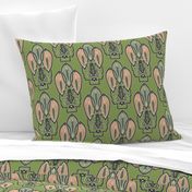 Art Frog Deco Pattern