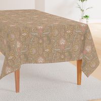 The Arabesque Faience ~ Persephone Faux Linen Luxe  