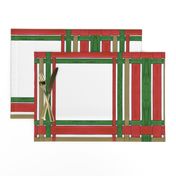 Winter Holiday Picture Frame Plaid 