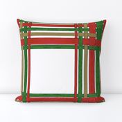 Winter Holiday Picture Frame Plaid 