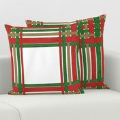 Winter Holiday Picture Frame Plaid 