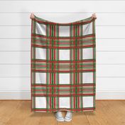 Winter Holiday Picture Frame Plaid 