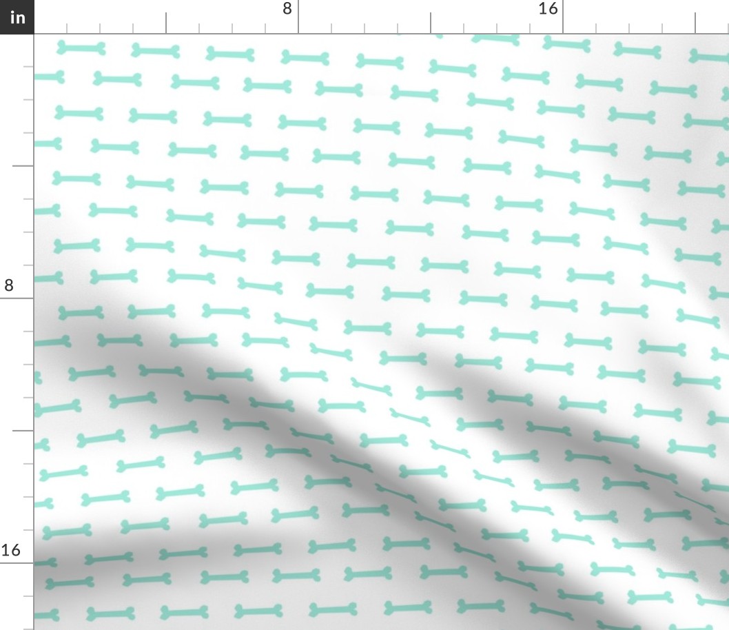 aqua dog bone - dog, dogs, pet pets, dog bone, pet fabric