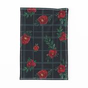 rose plaid-dark