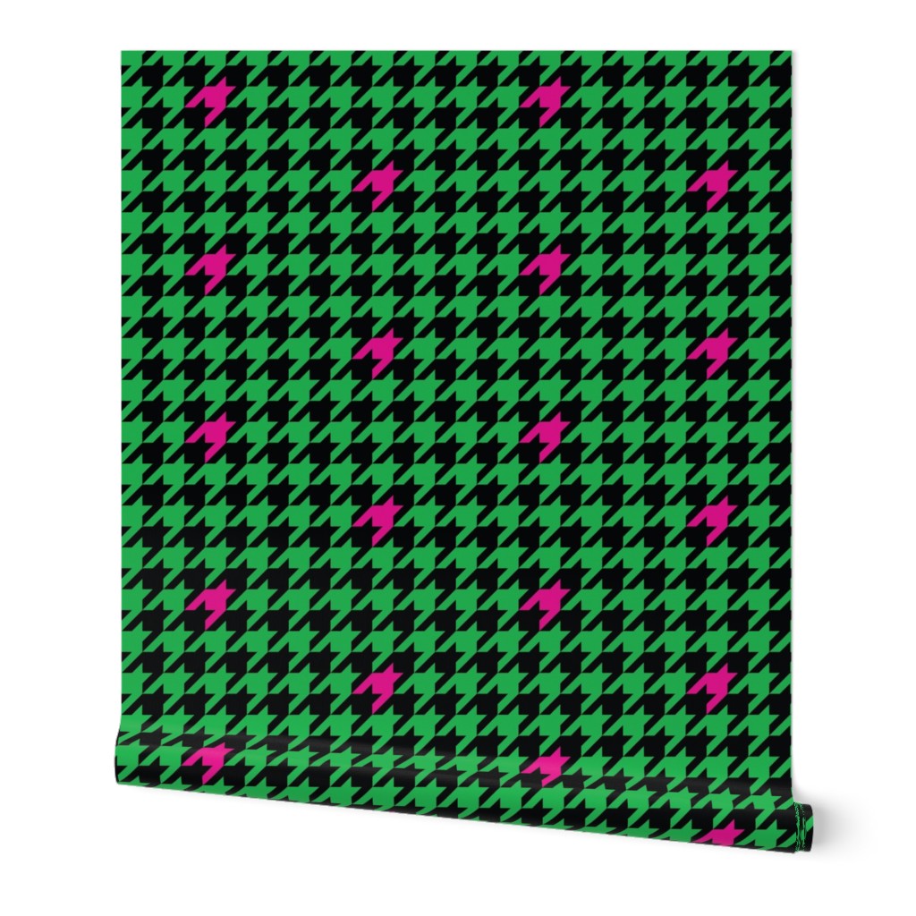 1 inch starship punk houndstooth