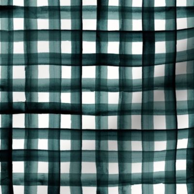 watercolor plaid-teal