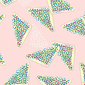 Fairy Bread pink background by Mount Vic and Me