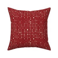 Red and Cream Polka Dots