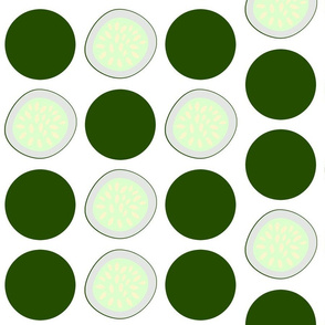 Cucumber dots-large