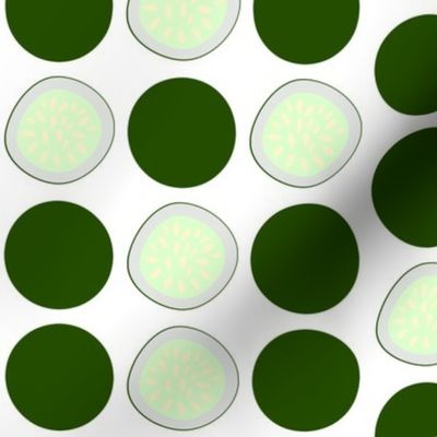 Cucumber dots-medium