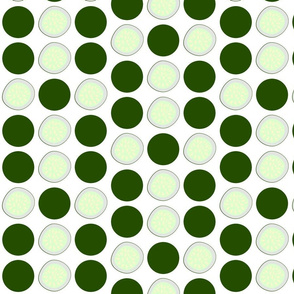 Cucumber dots-medium