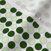 Cucumber dots-tiny