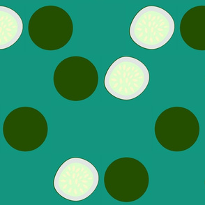 Cucumber Pokey Dots