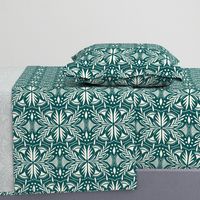 Lenox - Damask Dark Teal