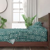 Lenox - Damask Dark Teal